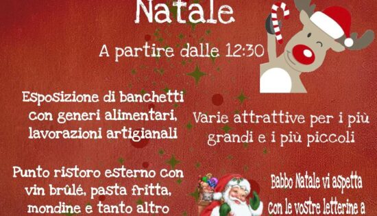 MERCATINI DI NATALE: CASA INVERSE IL 18 DICEMBRE A BALBANO, LUCCA